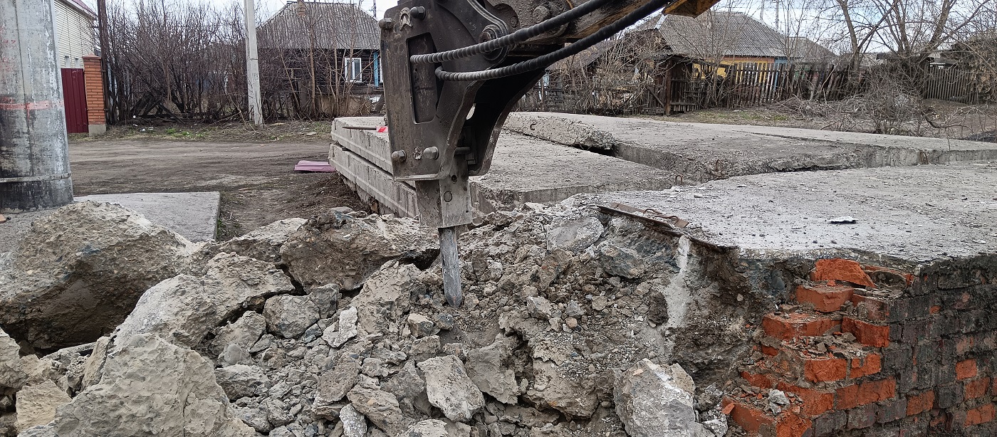 Услуги и заказ гидромолотов для демонтажных работ в Архангельской области