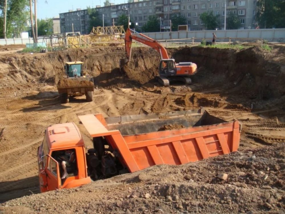 Рытье и разработка котлованов. Услуги спецтехники стоимость услуг и где заказать - Архангельск