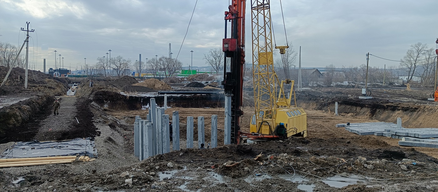 Аренда сваебоя для забивки бетонных свай в Северодвинске